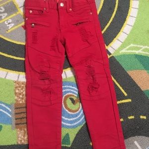 Kids destroyed denim pants